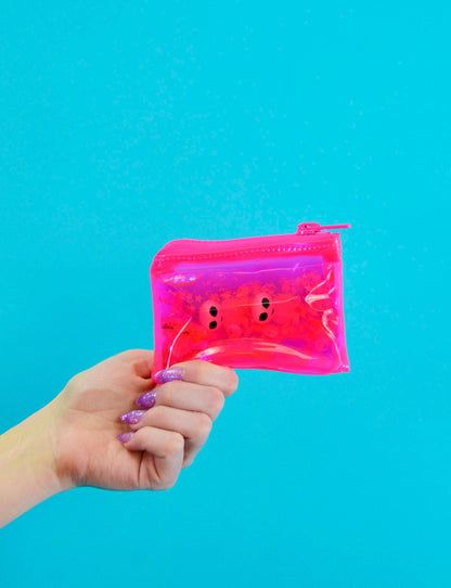 Glitter Goo Coin Purse - Attack on Mars - Pink