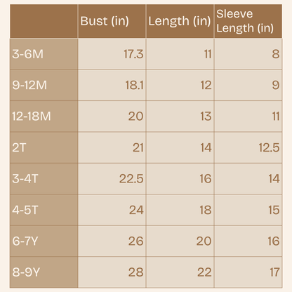 Crochet Bell Sleeve Cardigan- Child