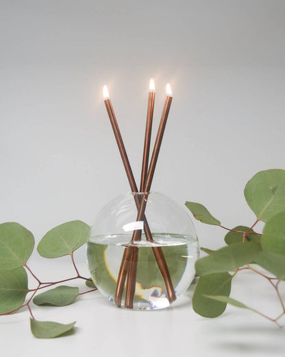 Copper Everlasting Candle - Reusable Steel Candles