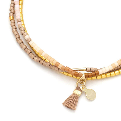 Chromacolor Miyuki Bracelet Trio - Desert Multi/Gold