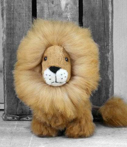 Alpaca Stuffed Animal - Small Lion 9"