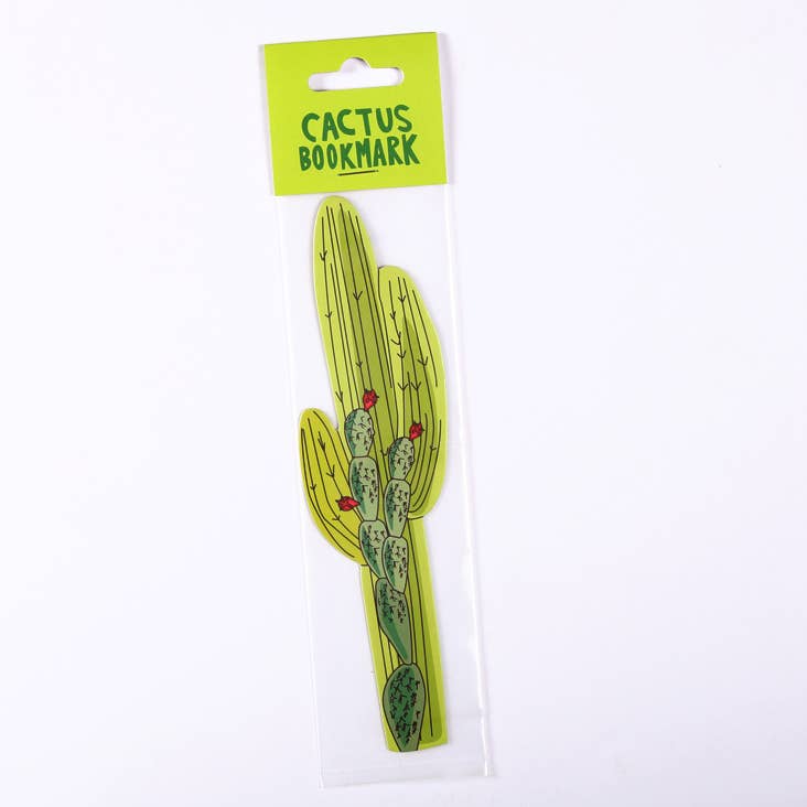 Cactus Bookmark (it's die cut!)