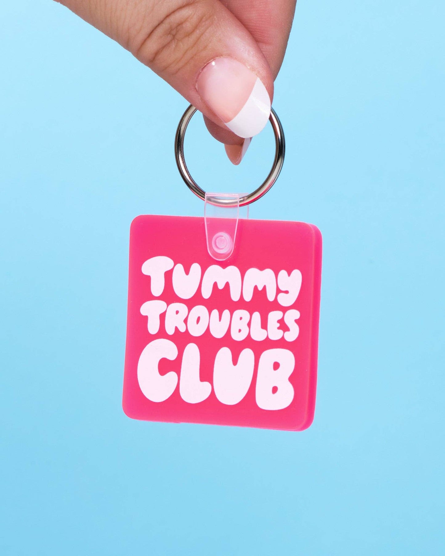 Tummy Troubles Club PVC Keychain